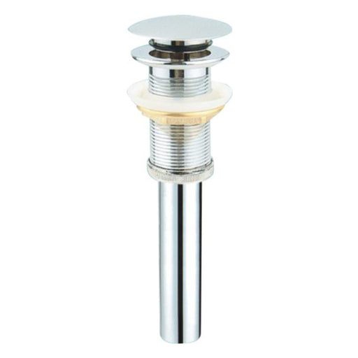 Aquamoon Bathroom Faucet Vessel Vanity Sink Round Pop Up Drain Stopper Without Overflow, Chrome Finished Pp0101