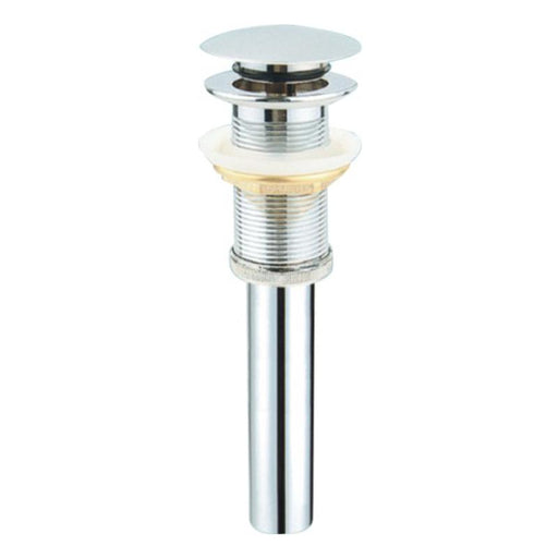 Aquamoon Bathroom Faucet Vessel Vanity Sink Square Pop Up Drain Stopper Without Overflow, Brushed Nickel  Finished Pp0102