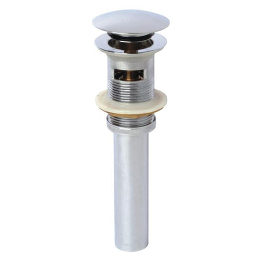 Aquamoon Bathroom Faucet Vessel Vanity Sink Square Pop Up Drain Stopper With Overflow, Brushed Nickel  Finished Pp0202