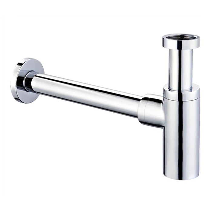 Brass  Contemporary Round P-Trap  Basin Sink Waste Trap Drain Kit , Brushed Nickel Finished