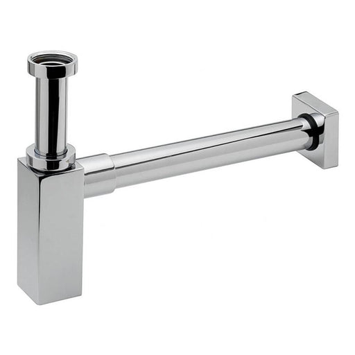 Brass Contemporary Square Bottle P-Trap  Basin Sink Waste Trap Drain Kit , Chrome Finished