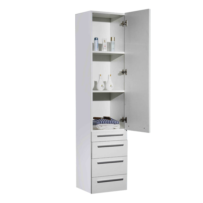 Vance Side Cabinet White