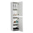Vigo Side Cabinet White