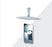 Aquamoon Axo Chrome  Bathroom Modern Rain Mixer Shower Combo Set Ceiling Arm Mounted + Rainfall Shower Head 8" + Rough In + Trim Included Setaxo20811