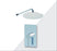 Aquamoon Bali Brushed Nickel   Bathroom Modern Rain Mixer Shower Combo Set Wall Mounted Rainfall Shower Head 12" + Rough In + Trim Included Setbali11211