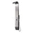 Aquamoon Bastia  Wall Mount Bathroom Shower Panel 60 X 10 With  Rainfall Shower Head + Handhled Shower + Massage Body Jets