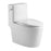 Aquamoon 328 Elongated One Piece Toilet With Soft Closing Seat, Water Sense, High-Efficiency, Color White