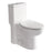 Eago 377 Dual Flush Elongated One Piece Toilet With Soft Closing Seat, Comfort High, Water Sense, High-Efficiency, Color White