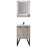 Aquamoon Canyon 30 Ashwood Wall Mounted or Free Standing Modern Bathroom Vanity Set