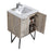 Aquamoon Canyon 30 Ashwood Wall Mounted or Free Standing Modern Bathroom Vanity Set