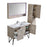 Aquamoon Canyon 36 Ashwood Wall Mounted or Free Standing Modern Bathroom Vanity Set