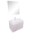 Aquamoon Contessa 31  White Oak Wall Mounted Modern Bathroom Vanity Set