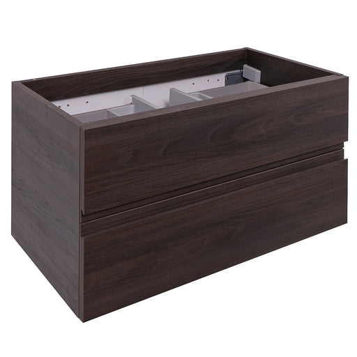 Aquamoon Contessa 36 Wendge Wall Mounted  Modern Cabinet - CABINET ONLY