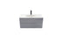 Aquamoon Garda 36 Grey Wall Hung Modern Bathroom Vanity Set