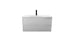 Aquamoon Garda 36 White Wall Hung Modern Bathroom Vanity Set
