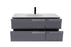 Aquamoon Garda 40 Grey Wall Hung Modern Bathroom Vanity Set