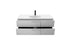 Aquamoon Garda 48 White Wall Hung Modern Bathroom Vanity Set