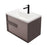Aquamoon Geneva 30 Brown Wall Hung Modern Bathroom Vanity Set