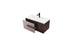 Aquamoon Geneva 48 Brown Wall Hung Modern Bathroom Vanity Set