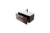 Aquamoon Geneva 48 Brown Wall Hung Modern Bathroom Vanity Set