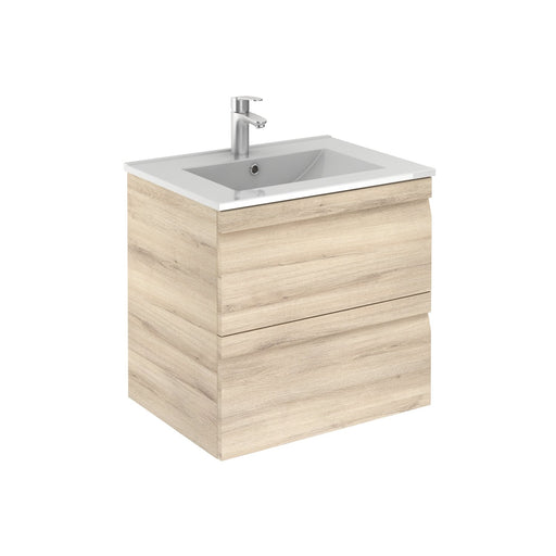 Aquamoon Girona 24 Beige Nature Wall Hung Modern Bathroom Vanity Set