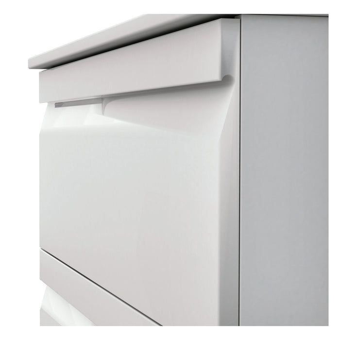 Aquamoon Girona 24 White  Wall Hung Modern Bathroom Vanity Set