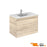 Aquamoon Girona 32 Beige Nature Wall Hung Modern Bathroom Vanity Set