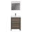 Aquamoon Granada 24 Maple Grey Free Standing Modern Bathroom Vanity Set