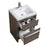 Aquamoon Granada 24 Maple Grey Free Standing Modern Bathroom Vanity Set