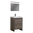 Aquamoon Granada Maple Grey 24 Maple Grey  Free Standing  Modern Cabinet - CABINET ONLY
