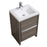 Aquamoon Granada 30 Maple Grey Free Standing Modern Bathroom Vanity Set
