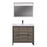 Aquamoon Granada 36 Maple Grey Free Standing Modern Bathroom Vanity Set