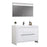 Aquamoon Granada 48 White Free Standing  Modern Cabinet