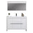 Aquamoon Granada 48 White Free Standing  Modern Cabinet