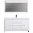 Aquamoon Granada 60 White Free Standing Modern Bathroom Vanity Set