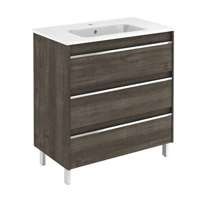 Aquamoon Ibiza 32 Ash Grey  Free Standing Modern Bathroom Vanity Set