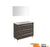 Aquamoon Ibiza 40 Ash Grey  Free Standing Modern Bathroom Vanity Set
