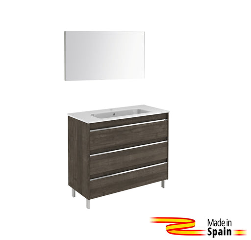 Aquamoon Ibiza 40 Ash Grey  Free Standing Modern Bathroom Vanity Set