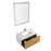 Aquamoon Icon 36 White Wall Hung Modern Bathroom Vanity Set