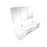 Aquamoon  Mallorca 72 Double Sink  White Wall Mounted Modern Bathroom Vanity Set  With Solid Surface Sink