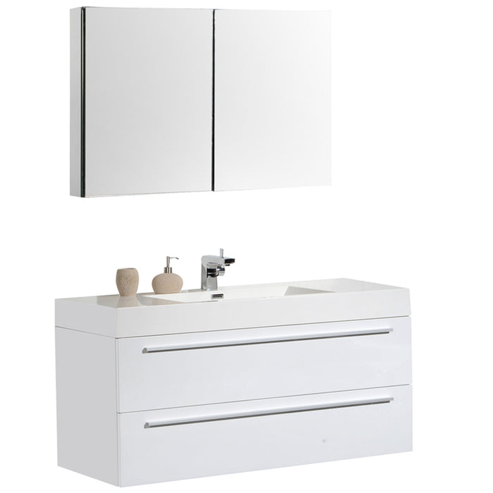 Maya 47 White Hg - CABINET ONLY