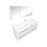Aquamoon Maya 60 White Hg Wall Mounted Modern Bathroom Vanity Set