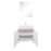 Aquamoon Ocean 31 White Free Standing Modern Bathroom Vanity Set
