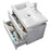 Orion 31" White Hg  - CABINET ONLY