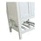 Aquamoon Rimini 24 White Free Standing Modern Bathroom Vanity Set