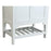Aquamoon Rimini 31 White Free Standing Modern Bathroom Vanity Set