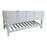 Aquamoon Rimini 48 White Free Standing Modern Bathroom Vanity Set