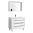 Aquamoon Roma 39 White Free Standing Modern Bathroom Vanity Set