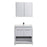 Aquamoon Sparta 31 White Free Standing Modern Bathroom Vanity Set