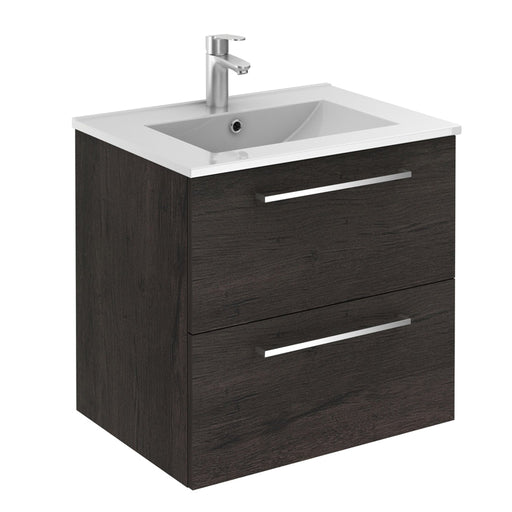 Aquamoon Valencia 24 Wendge Wall Hung Modern Bathroom Vanity Set